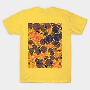 Bubbly orange abstract T-Shirt